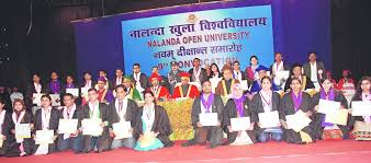 Convocation Group Photo Nalanda Open University in Patna