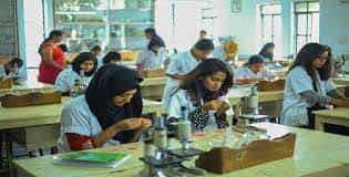 Sewing Class at St.Ann's College For Women in Machilipatnam 