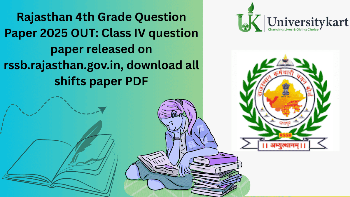 Rajasthan 4th Grade Question Paper 2025 OUT
