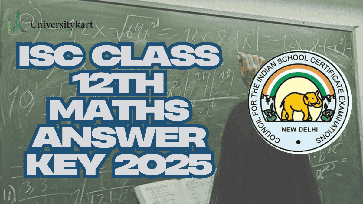 ISC Class 12th Maths Answer Key 2025 (All Sets) – Download PDF & Exam ...